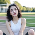汗だくアスリート女子 2枚目