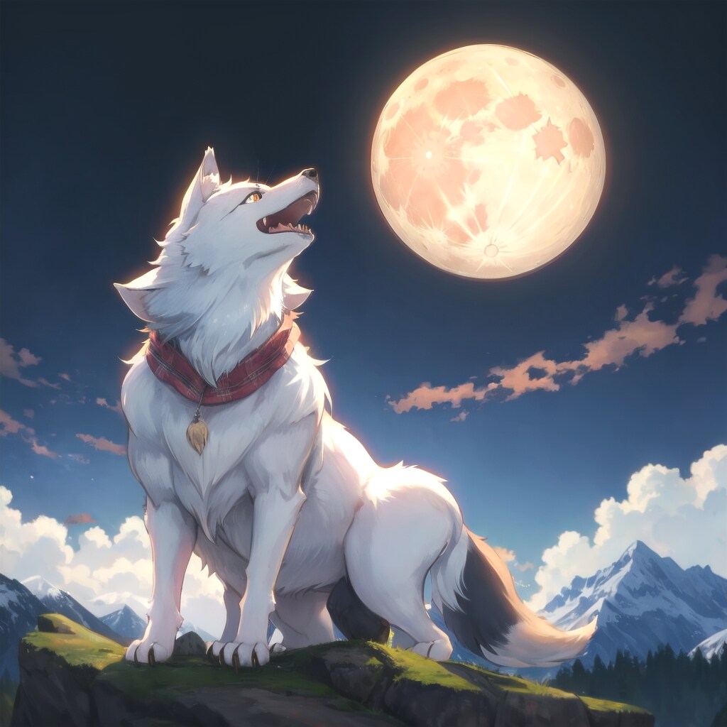 狼の遠吠え | の人気AIイラスト・グラビア