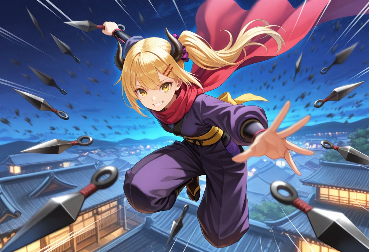 忍者女鬼高生さん | の人気AIイラスト・グラビア