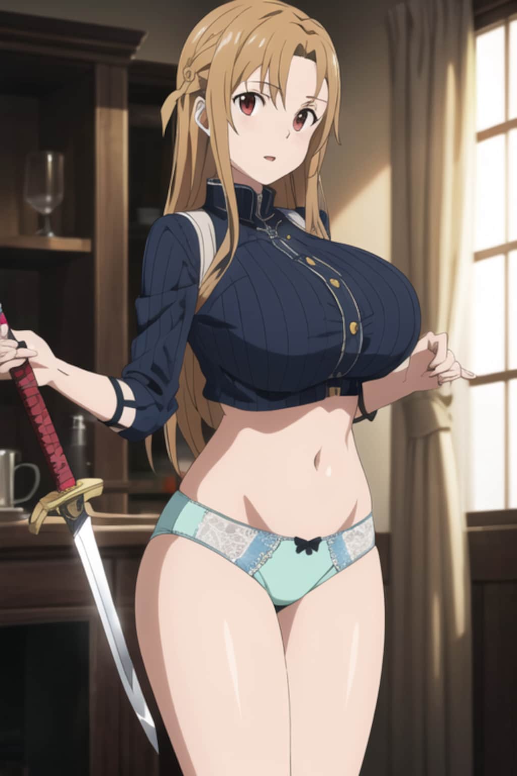 アスナの装備表示がバグってる