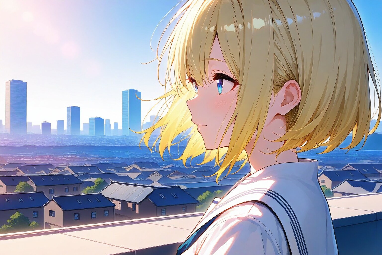 金髪さんの横顔2