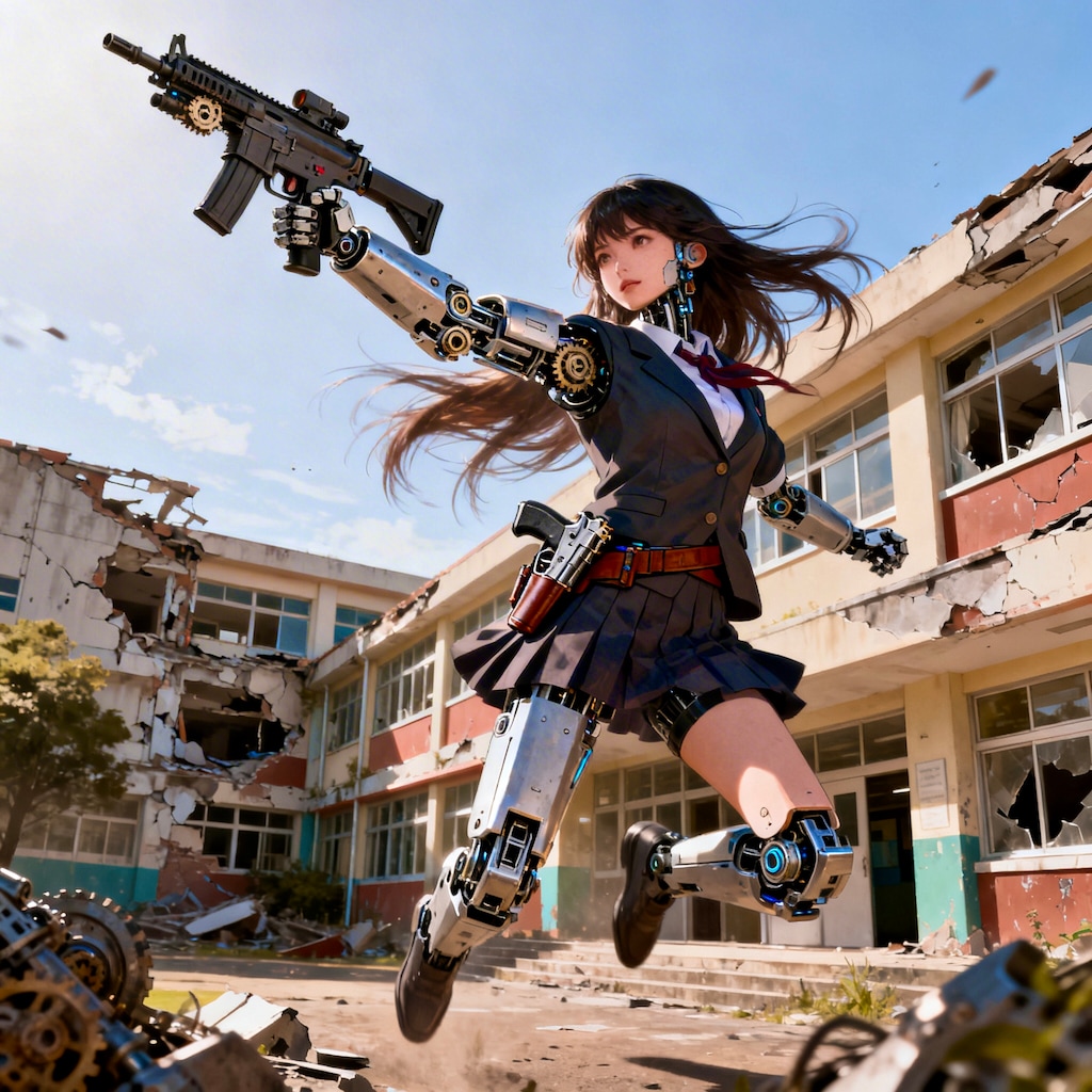 学園のメカ守護天使