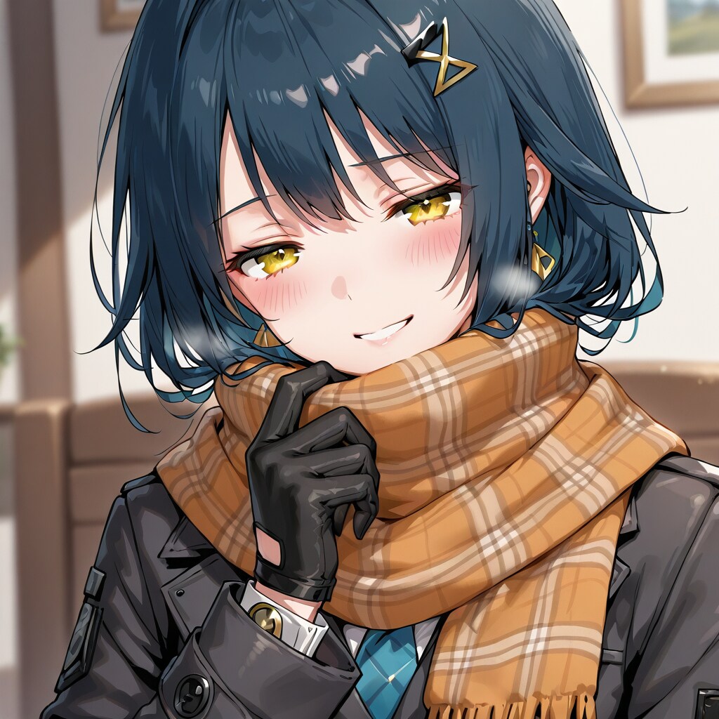 似合ってる、かな…？