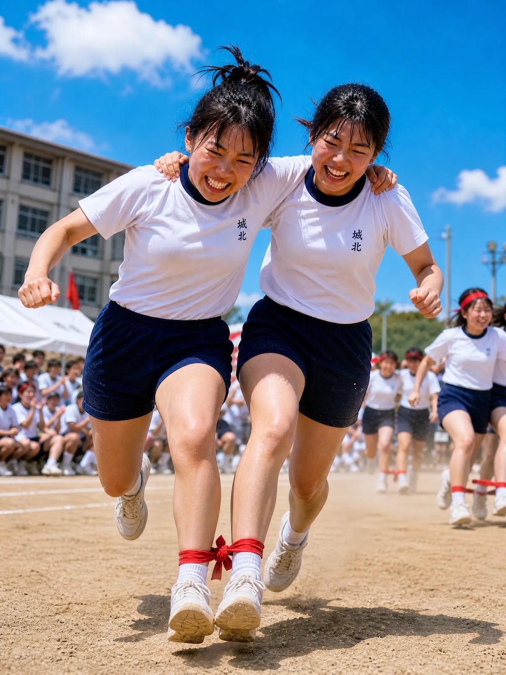 運動会（二人三脚、親子競技、玉入れ、綱引き、リレー）