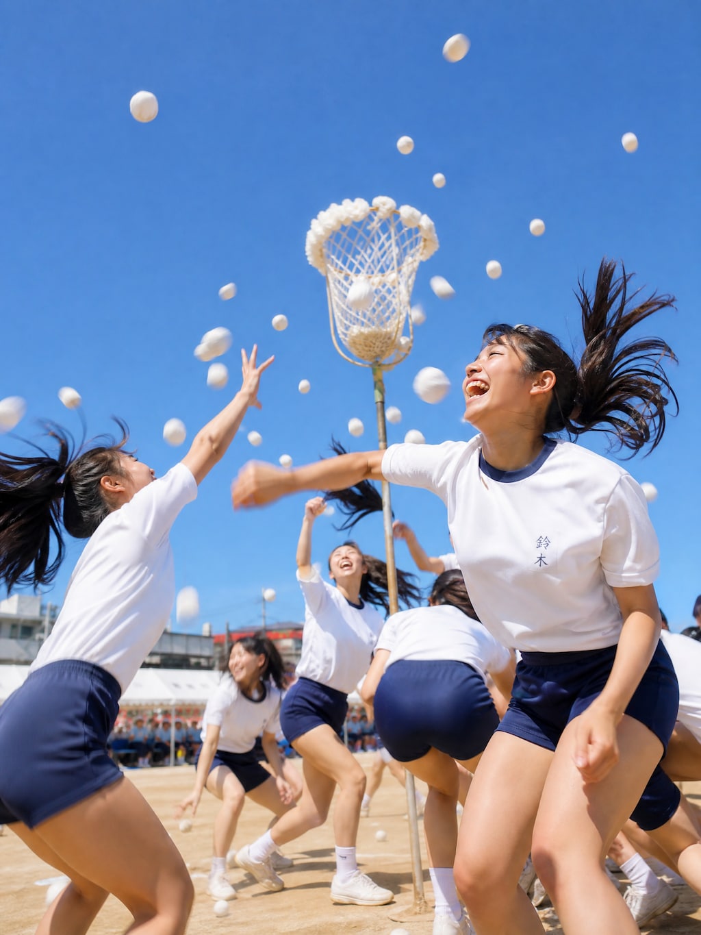 運動会（二人三脚、親子競技、玉入れ、綱引き、リレー）
