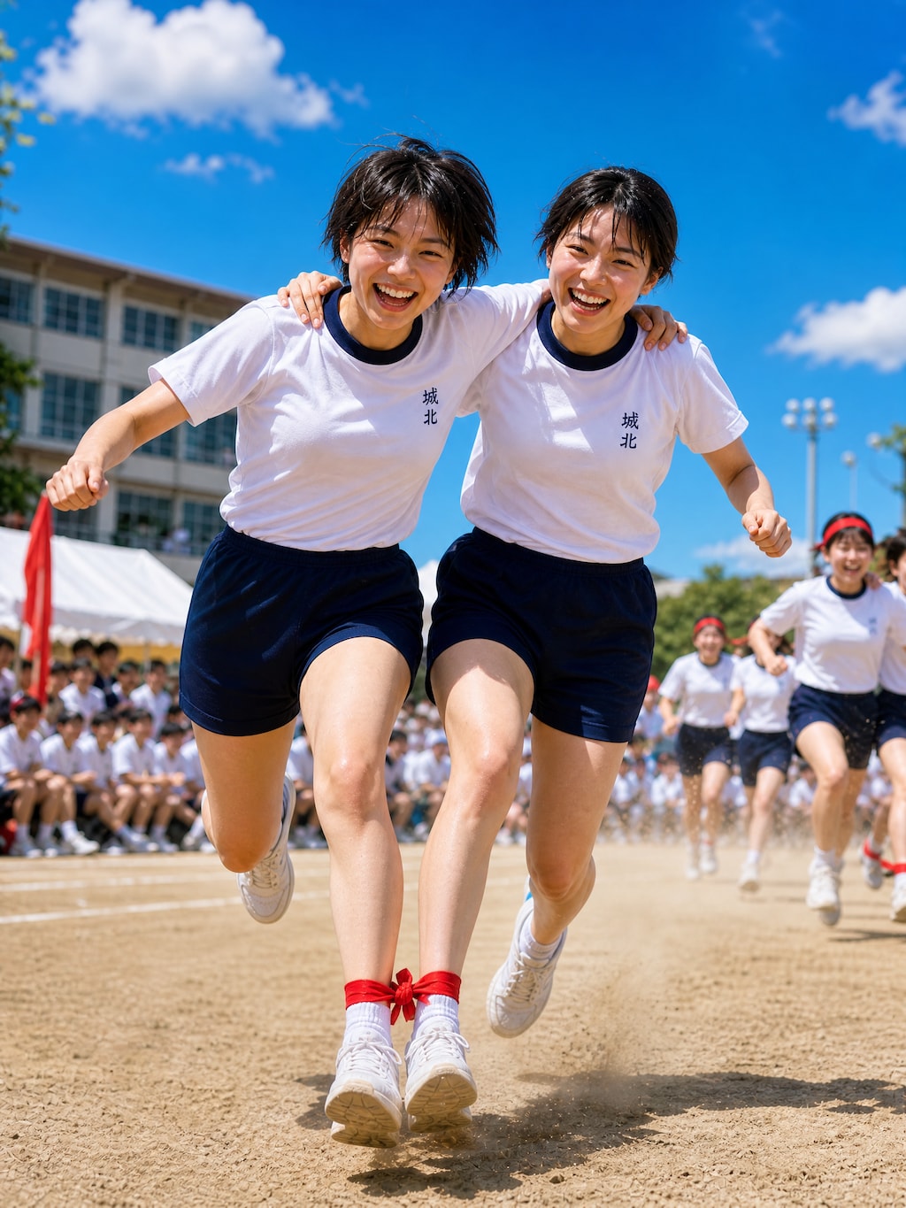 運動会（二人三脚、親子競技、玉入れ、綱引き、リレー）