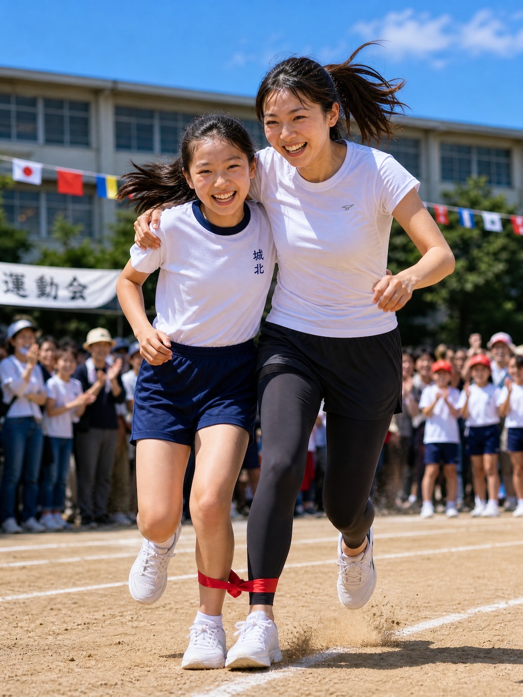 運動会（二人三脚、親子競技、玉入れ、綱引き、リレー）