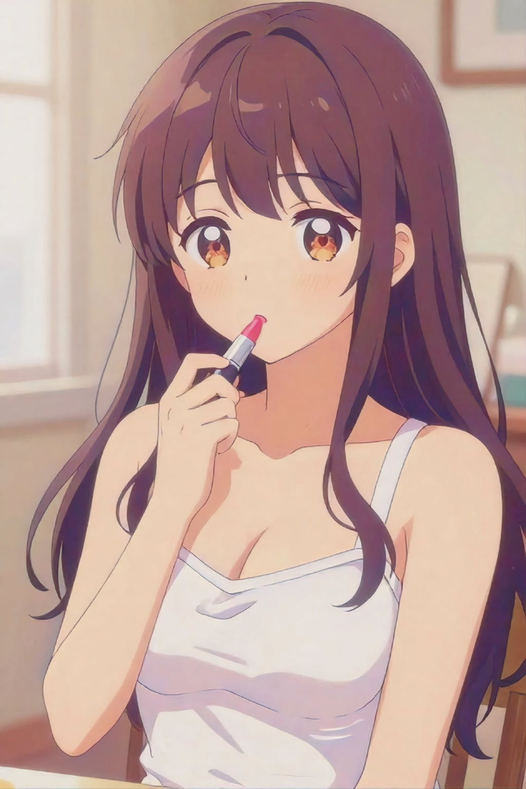 君を想い赤を引く