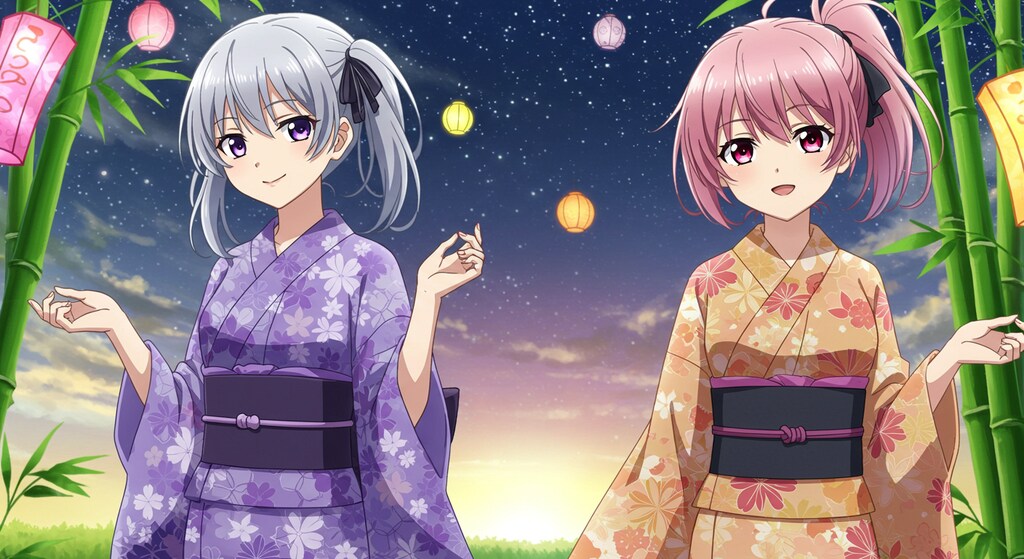 VEGAちゃんと ALTAIRちゃん