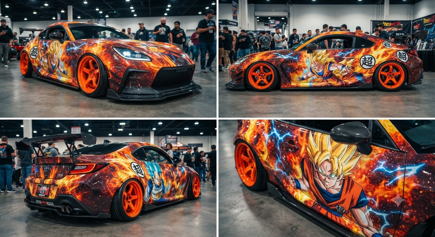 ドラゴンボール痛車GR86 | の人気AIイラスト・グラビア