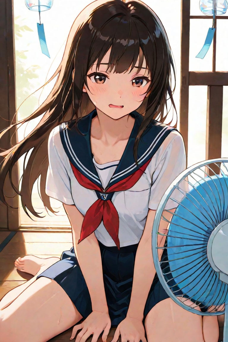 暑～い