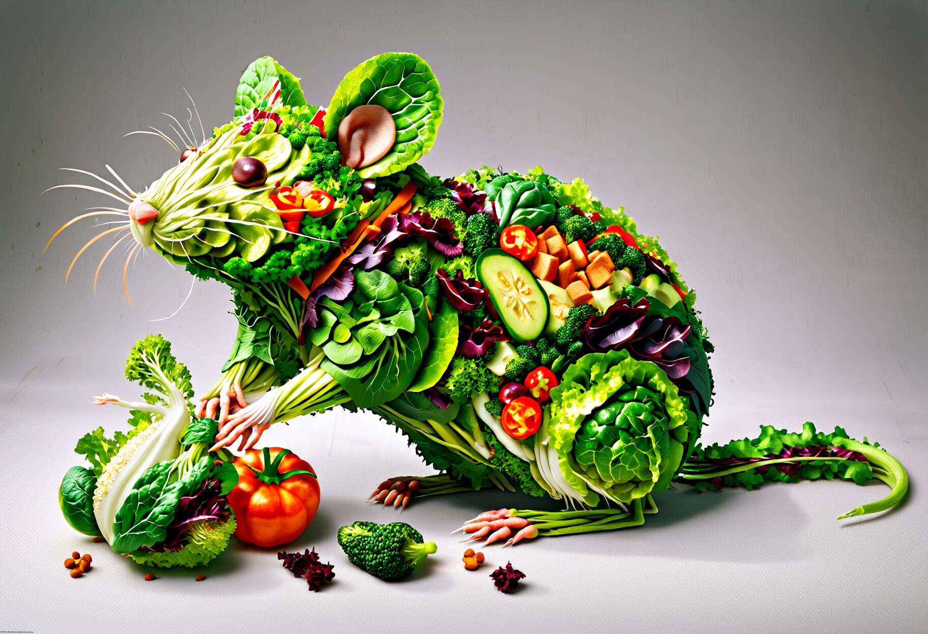 Rat Salad | の人気AIイラスト・グラビア
