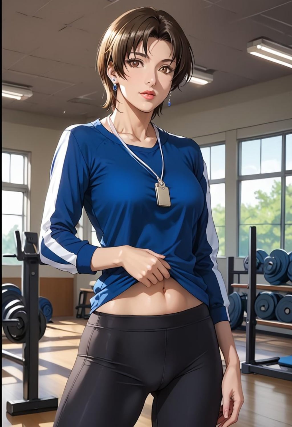 女子にも人気の人妻体育教師