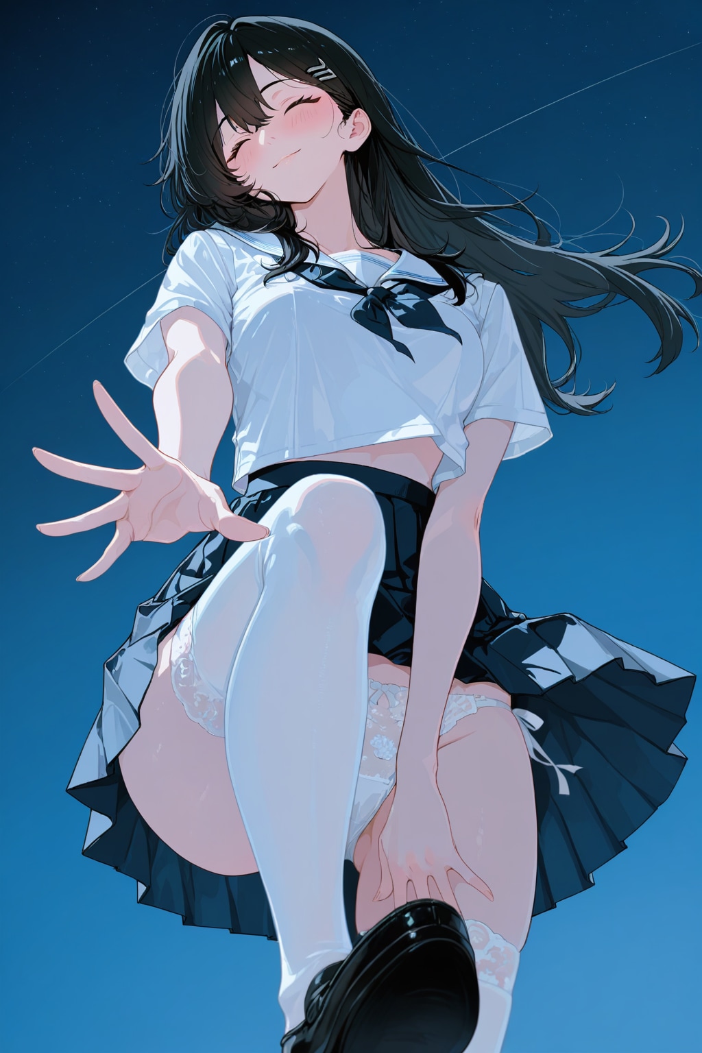 星空に参戦する無防備ちゃん