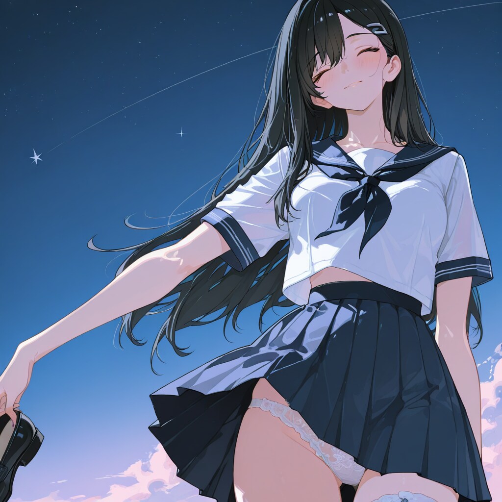 星空に参戦する無防備ちゃん
