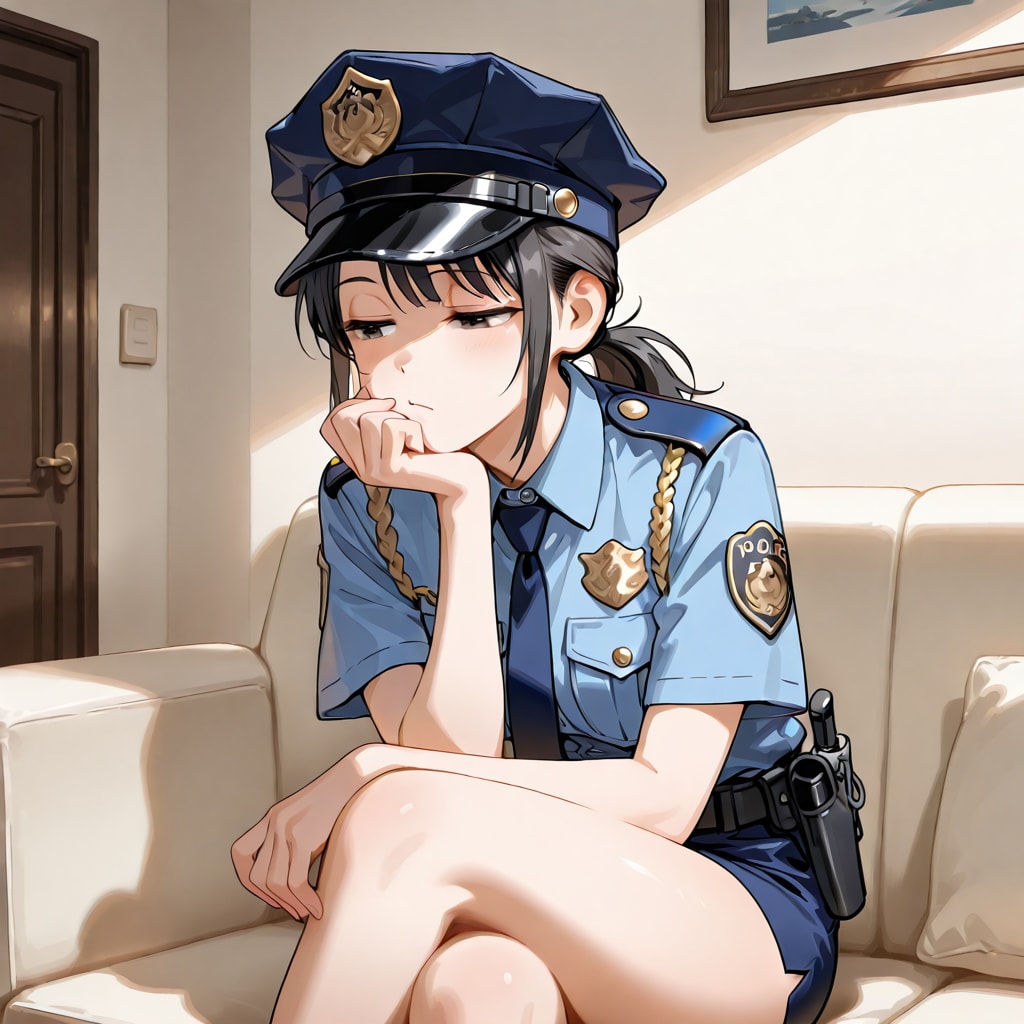 婦警に捕まった人の目線