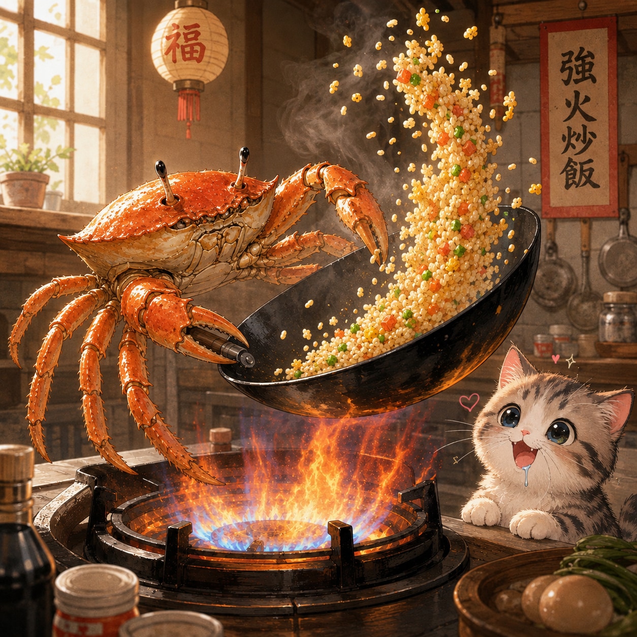 かにがつくるんだな🦀🍳