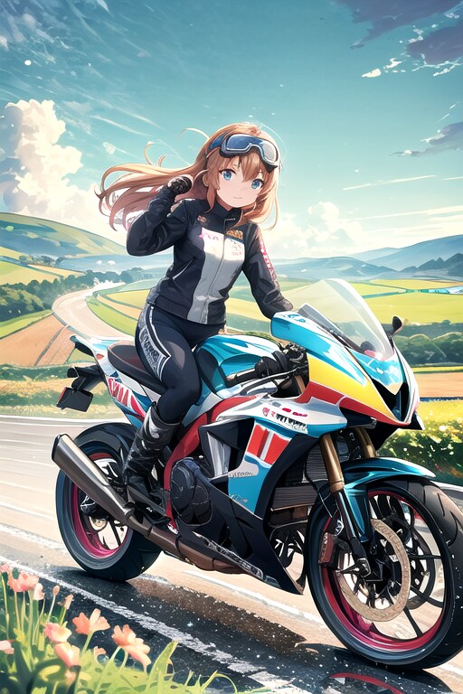 バイク好き彼女