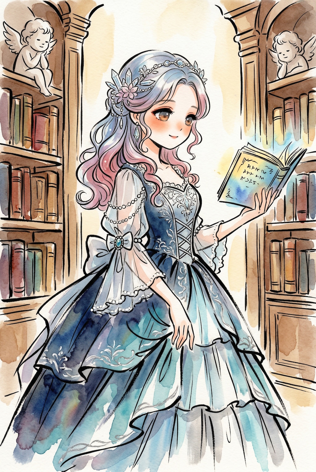 蒼光の図書姫幻想