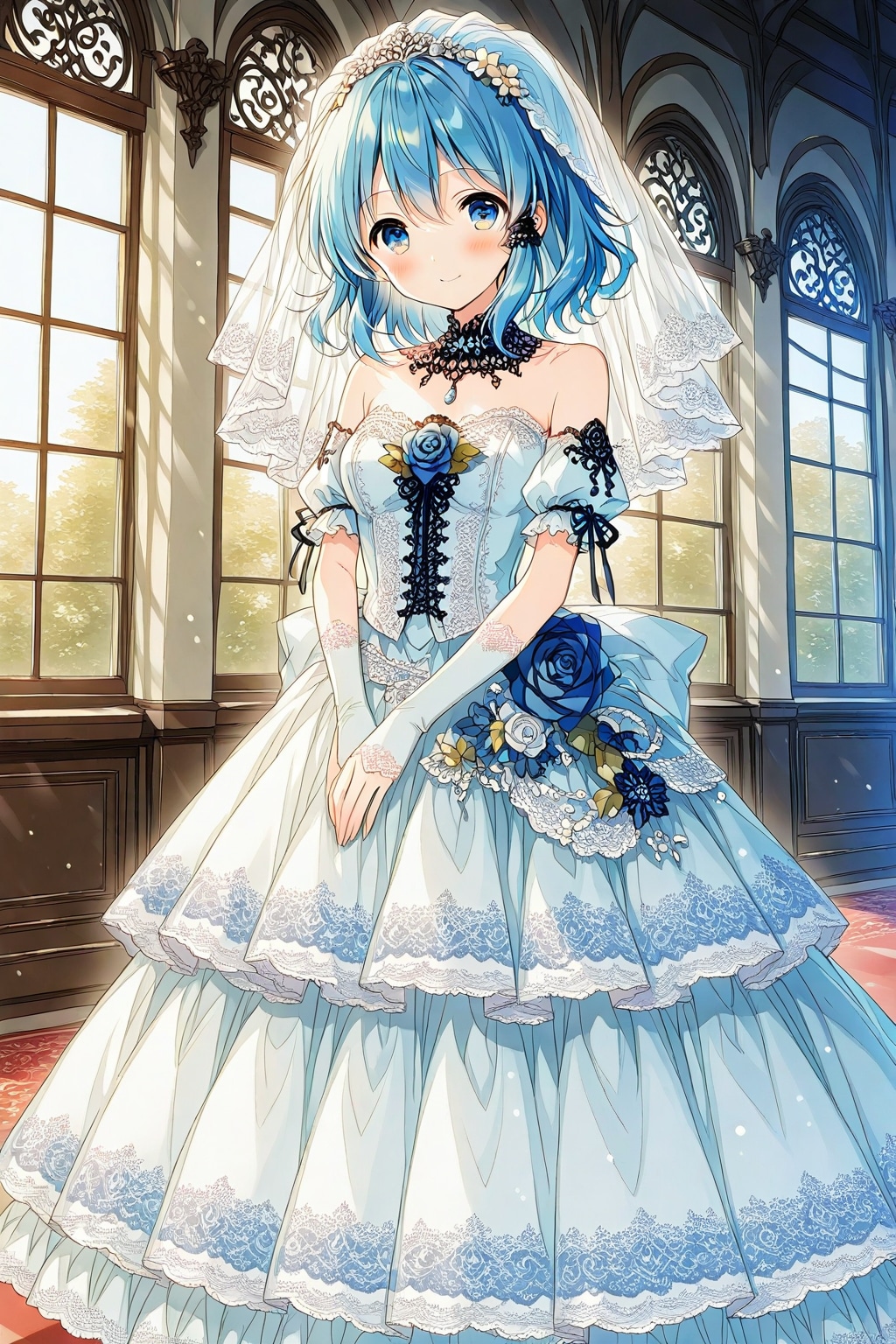 ウェディングドレスのにとり