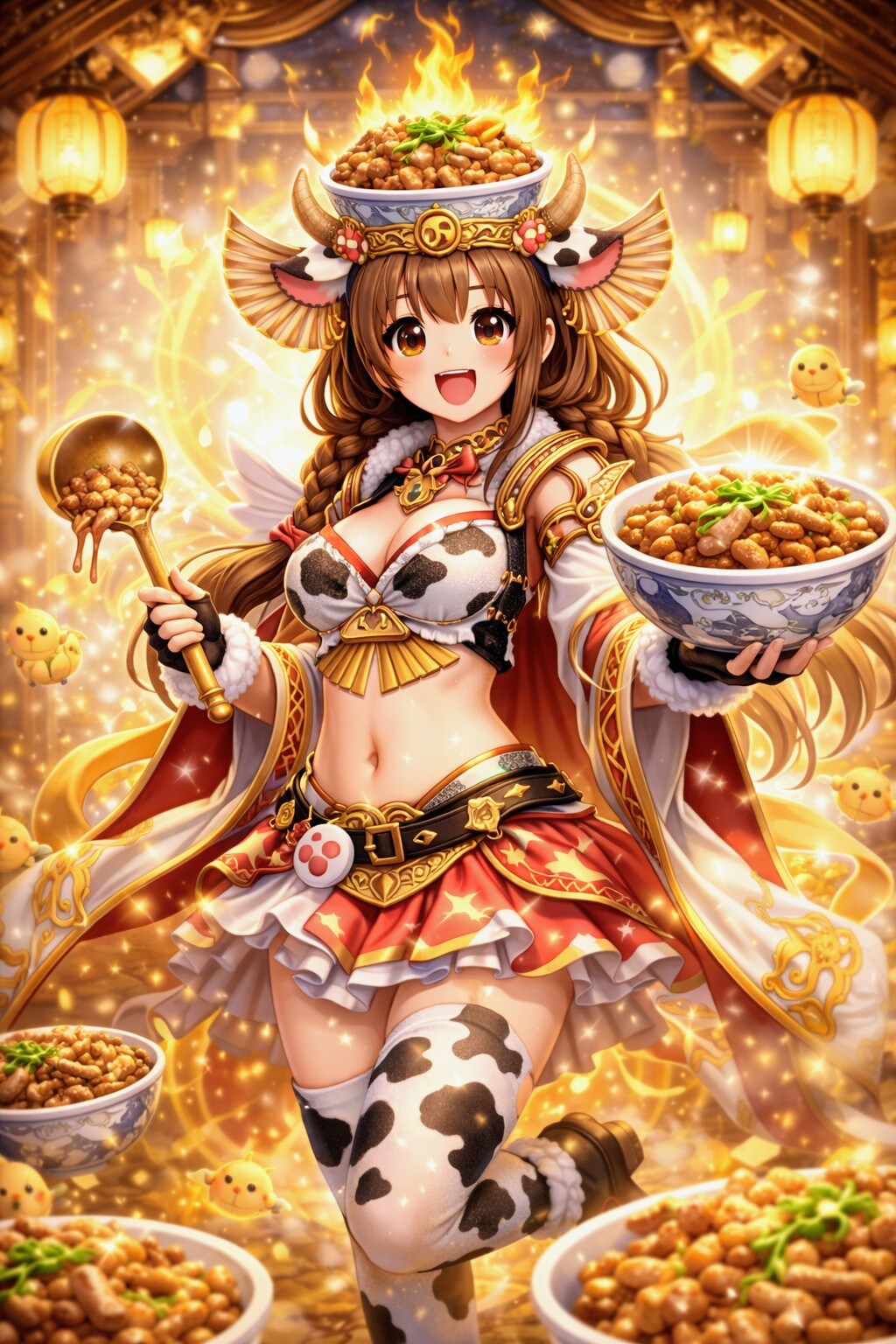 牛丼の擬人化守護神お姉やん🐮