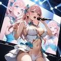 パンチラライブ（ピンク髪 7枚目