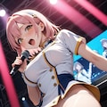 パンチラライブ（ピンク髪 4枚目
