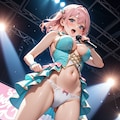 パンチラライブ（ピンク髪 9枚目