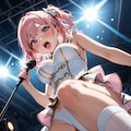 パンチラライブ（ピンク髪 5枚目