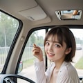 71、○○県の流通センターでよく見かける、粋なトラック女子たち… 2枚目