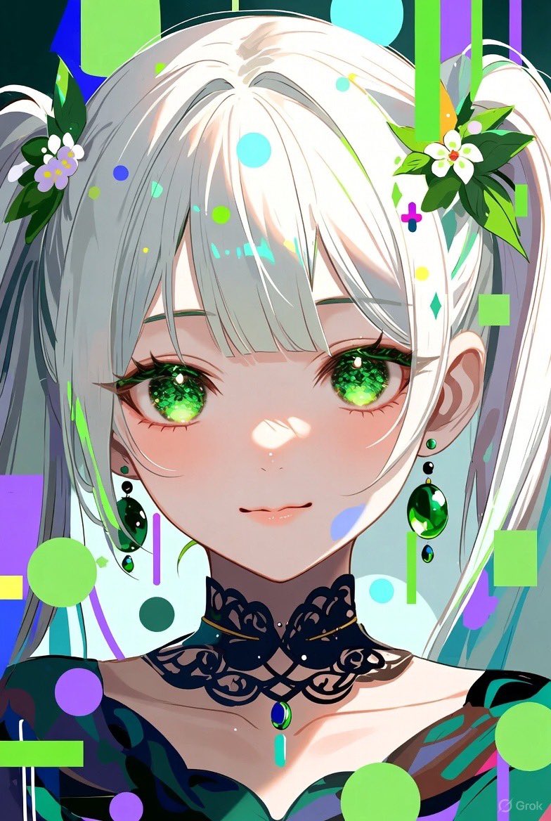 緑の瞳 | の人気AIイラスト・グラビア