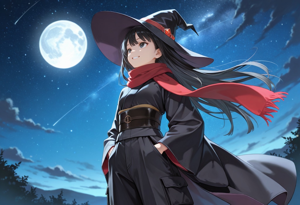 月夜の魔女さん