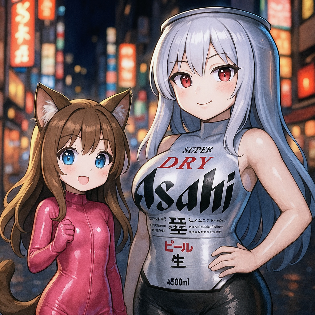 ラバースーツで怪盗な小さな女の子