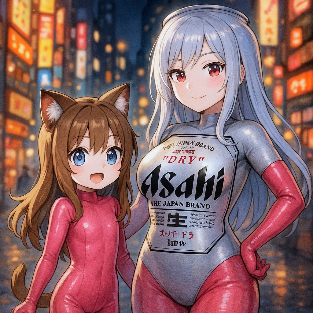 ラバースーツで怪盗な小さな女の子