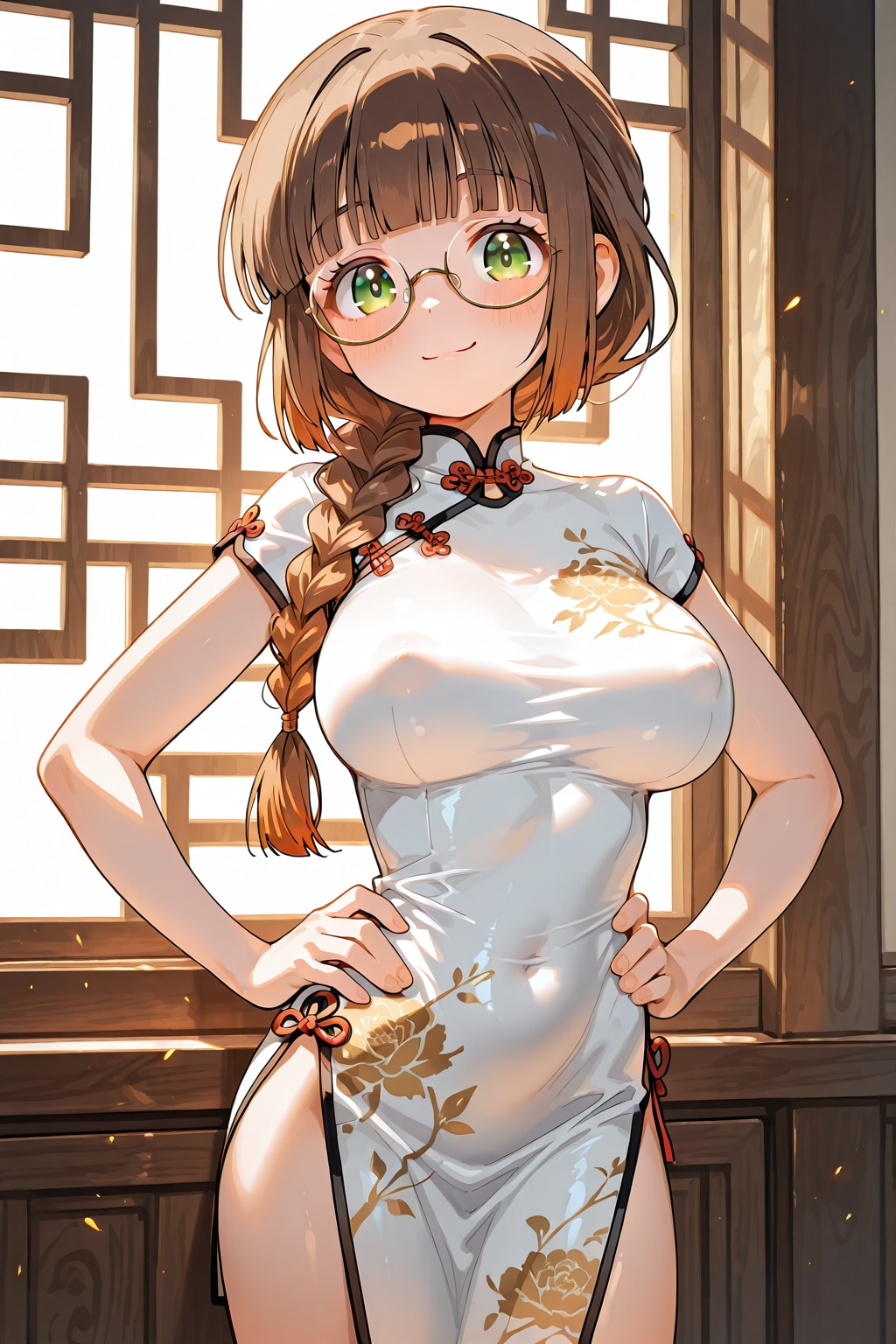 薄手のチャイナドレス
