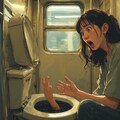 列車トイレから腕 3枚目