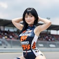 レースクイーン　がに股×開脚 8枚目