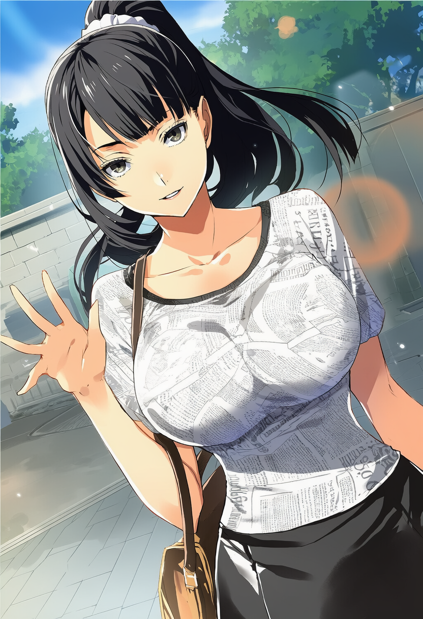 ペーパープリントな服