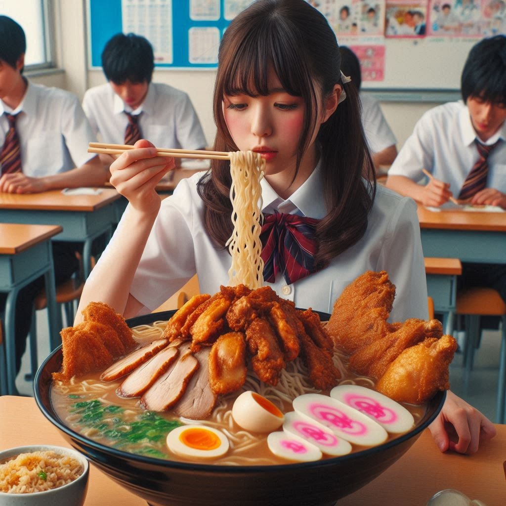大盛りのラーメンが食べたい