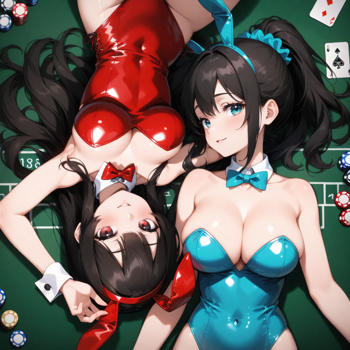 赤と青