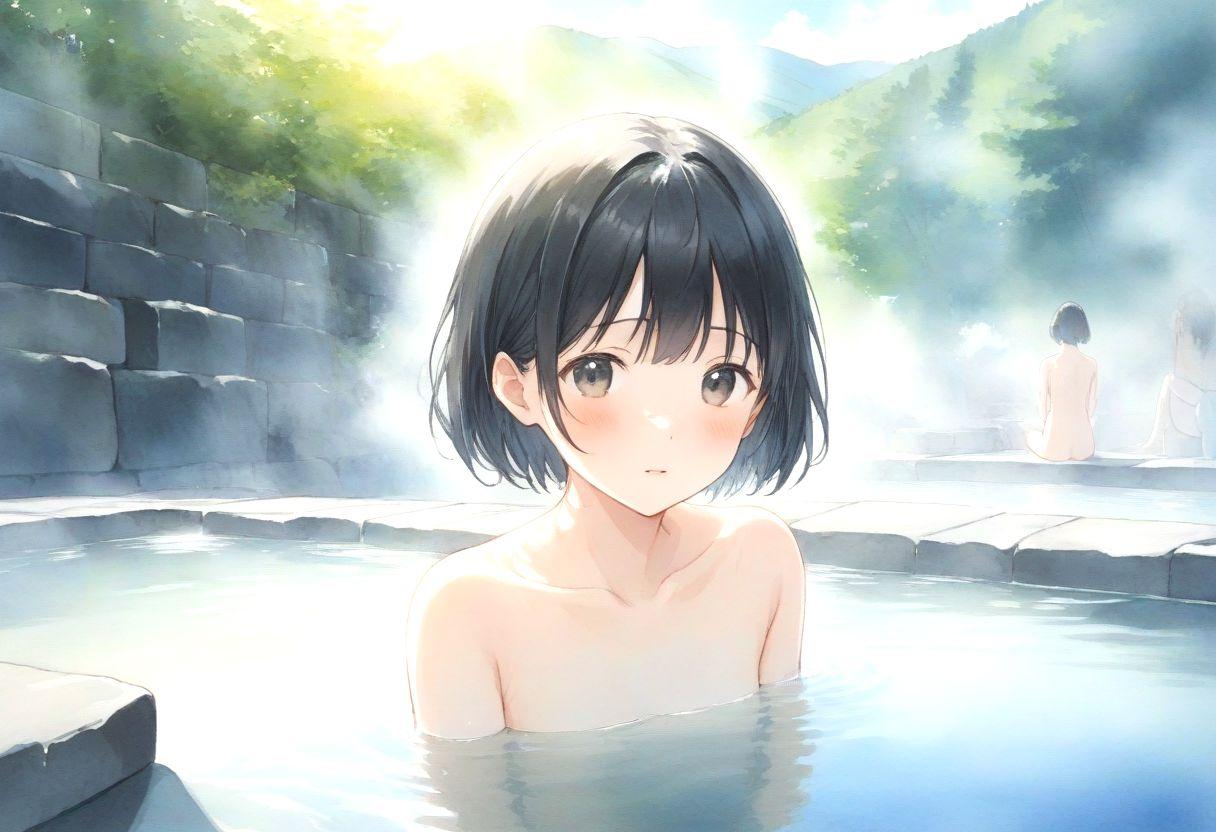 露天風呂と少女(3)