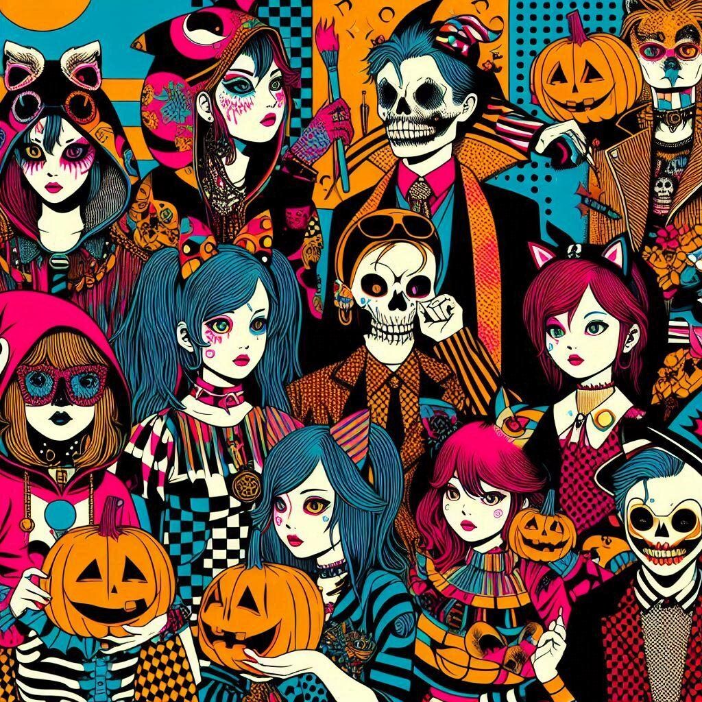 魔法少女のハロウィンパーティー