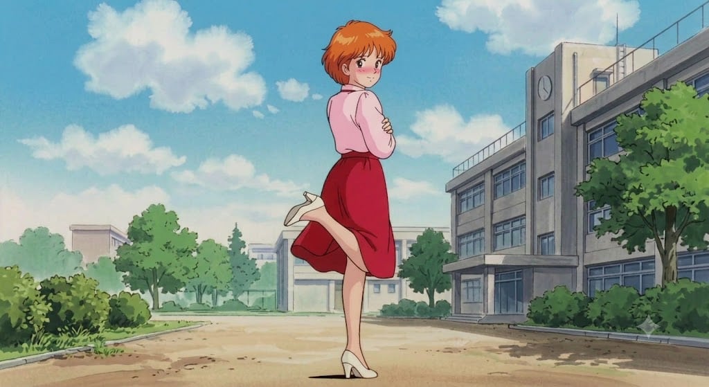 ８０年代アニメ風