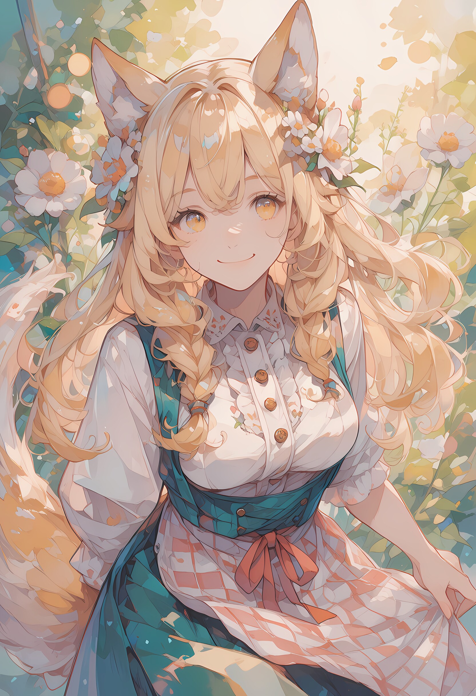 けもみみ娘 | の人気AIイラスト・グラビア