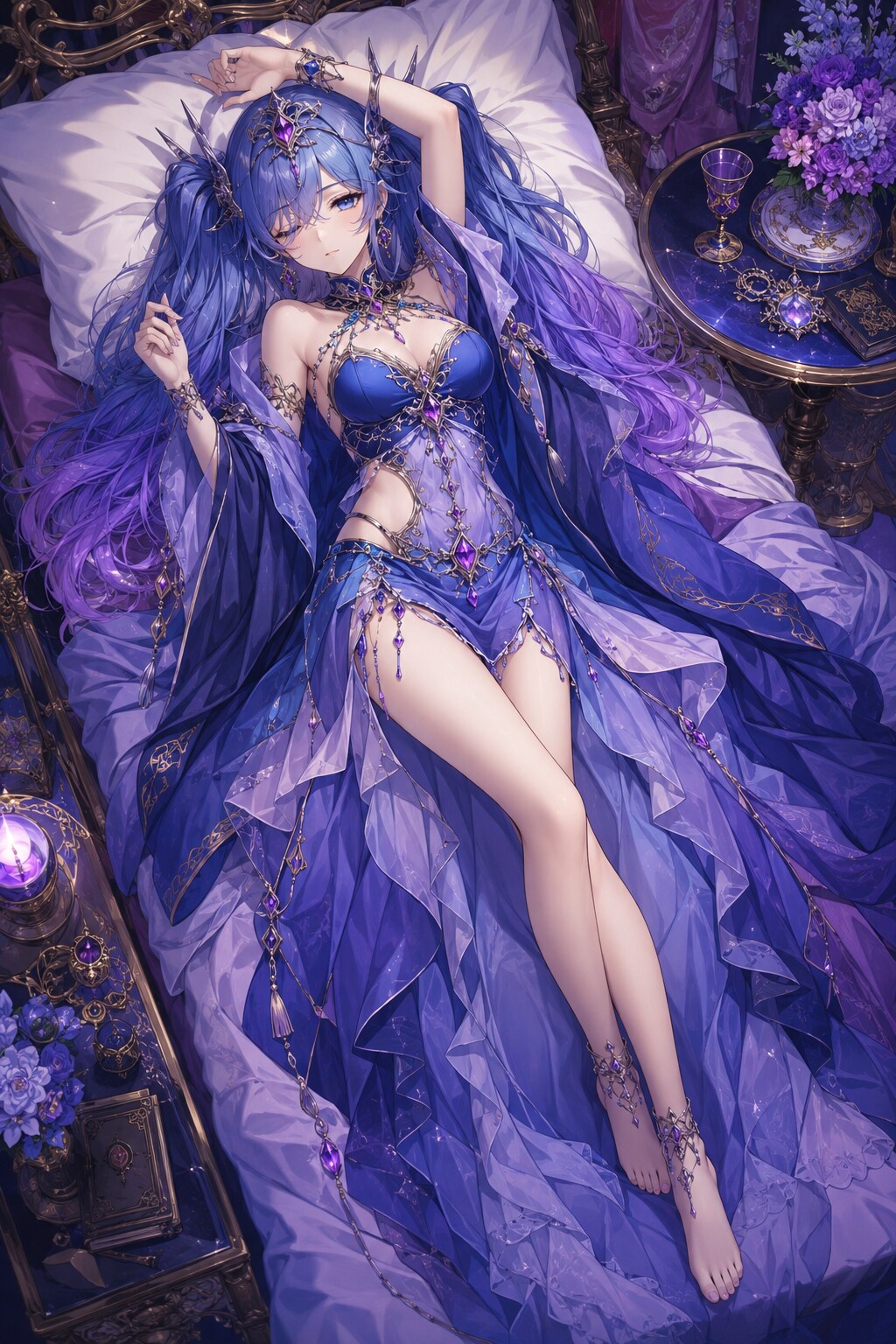 紫水晶の夜、眠れぬ姫君
