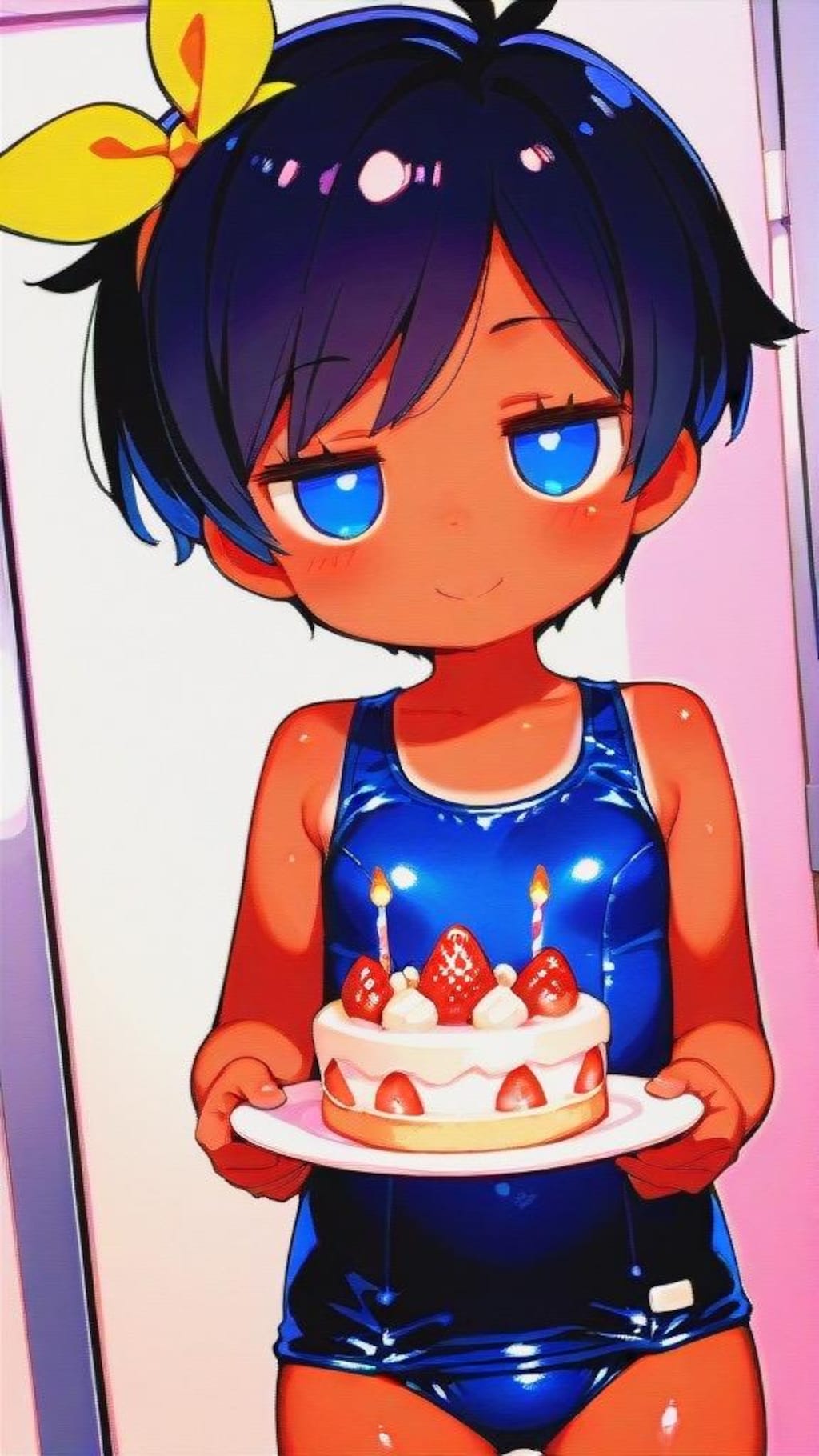 スク水とケーキとおまけ