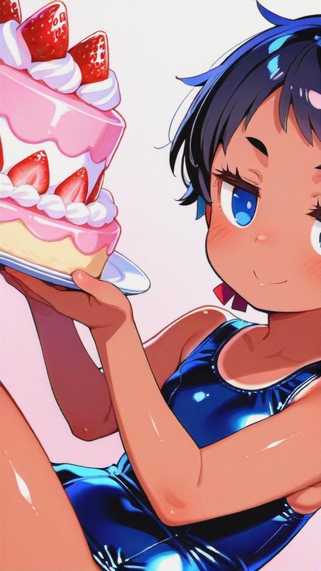 スク水とケーキとおまけ