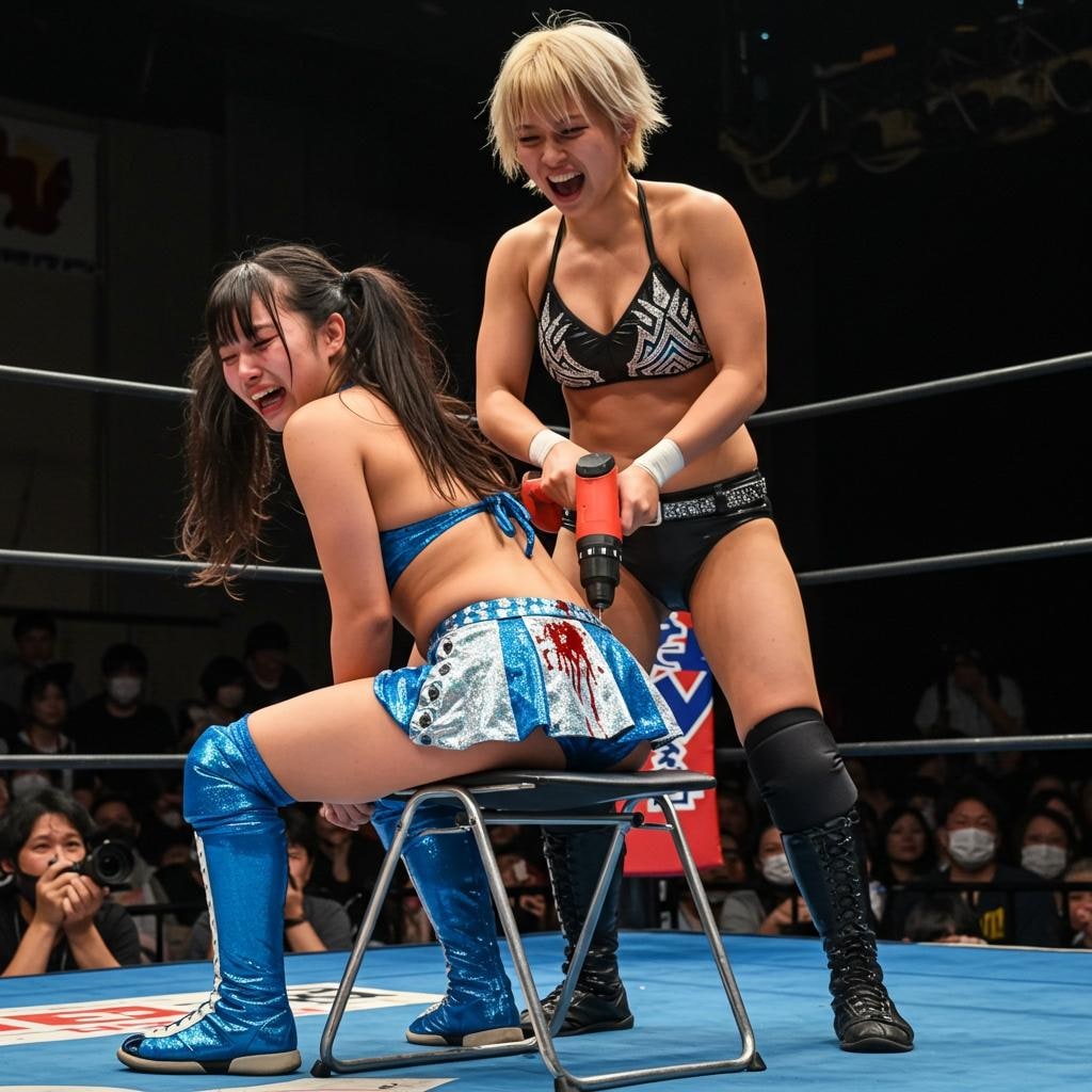 アイドルの命でもある顔や、体に及んだ！