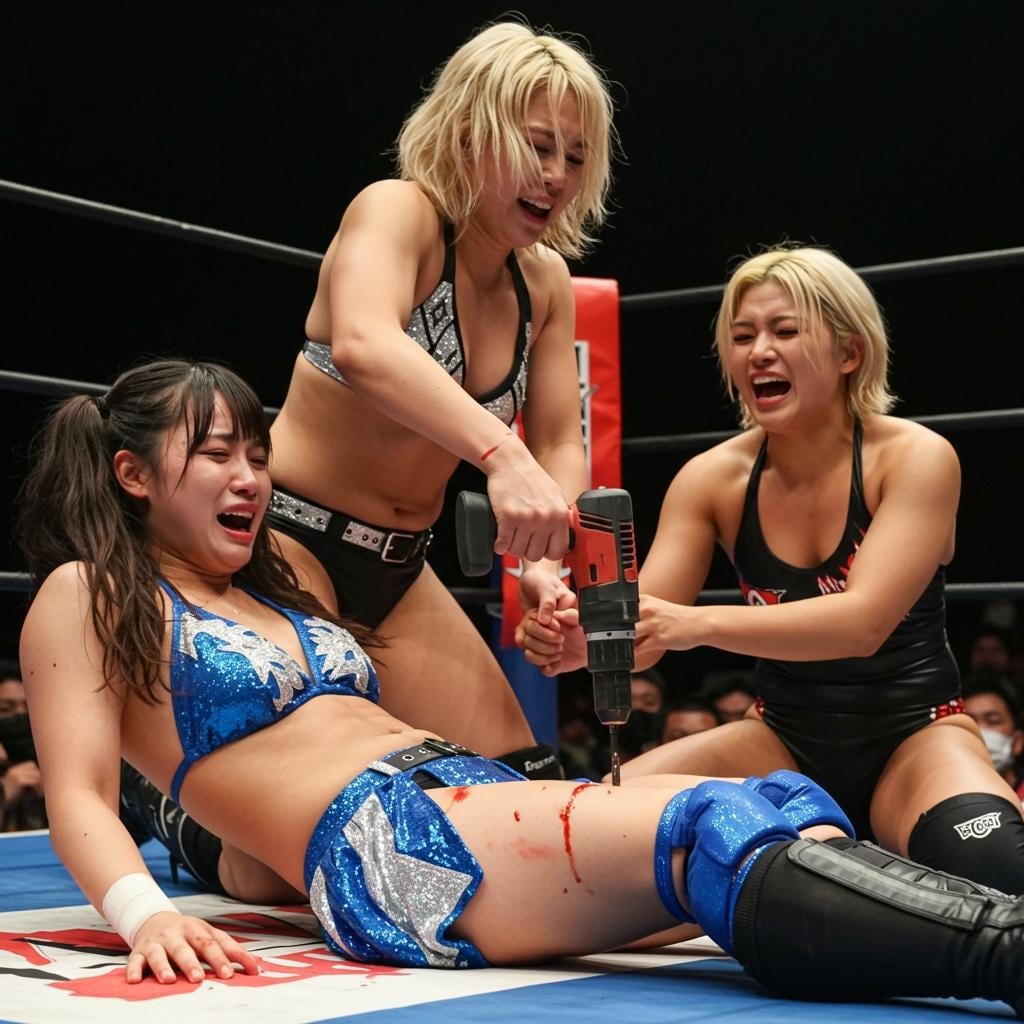 アイドルの命でもある顔や、体に及んだ！