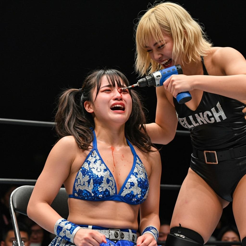 アイドルの命でもある顔や、体に及んだ！
